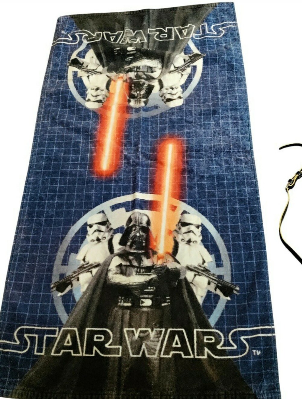 Vintage Star Wars Beach Bath Towel Darth Vader Stormtrooper Terry Graphic
